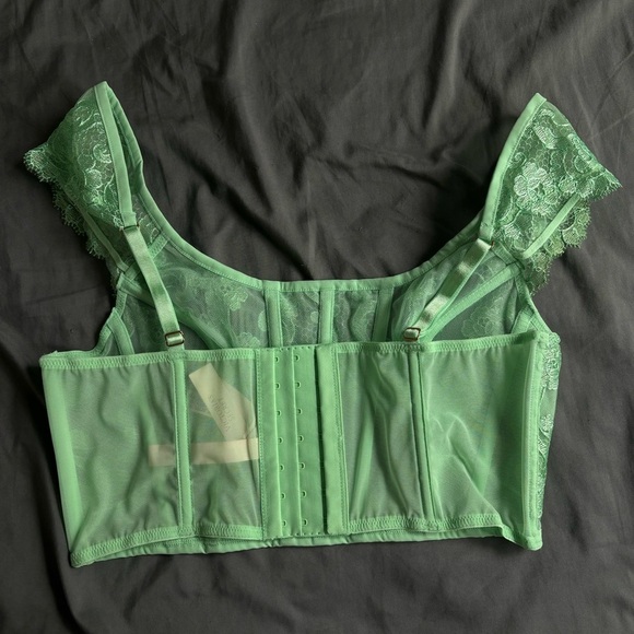 Victoria’s Secret Green Lace Corset - Picture 4 of 4